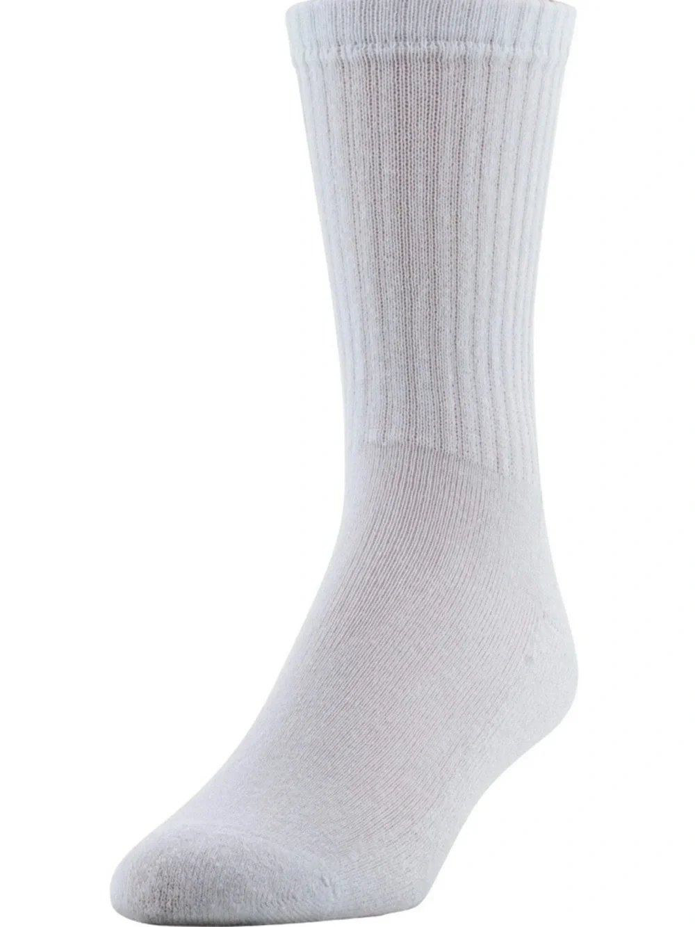2 PowerSox Men's Cushion Crew Socks, 12-Pack Size 6-12